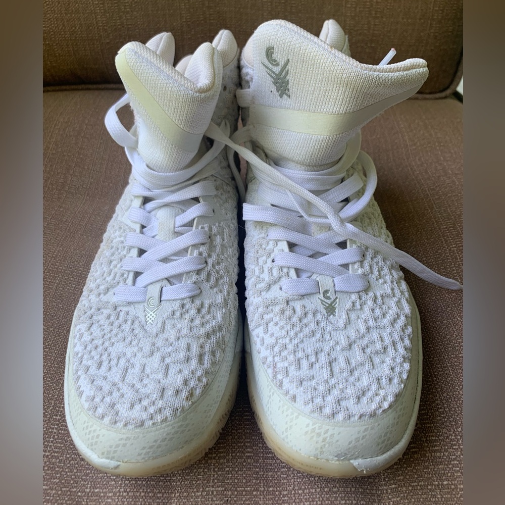 White High-Top Sneakers